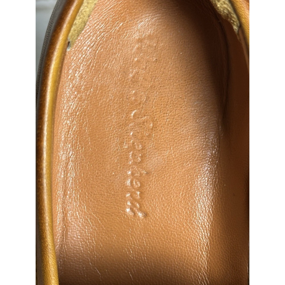 Wolf & Sheppard Boy's/Men's Leather Tan Preppy Loafer with Buckle Size (6) - Picture 12 of 16